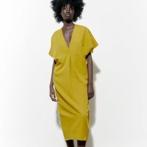 Zara Pleated Tunic Dress NWT